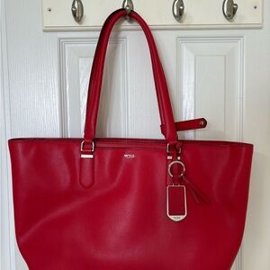 CHIC TUMI NWT Tote Bag in Red